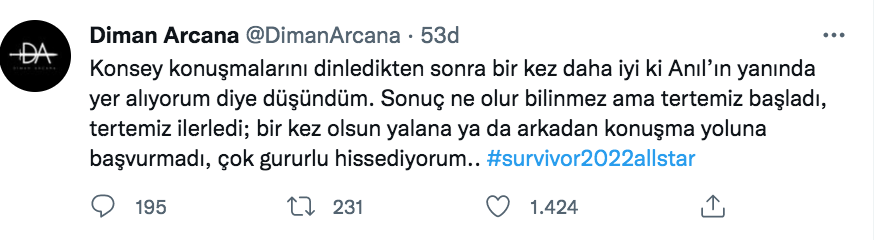 diman arcana dan anil berk baki ile ilgili ovgu dolu sozler